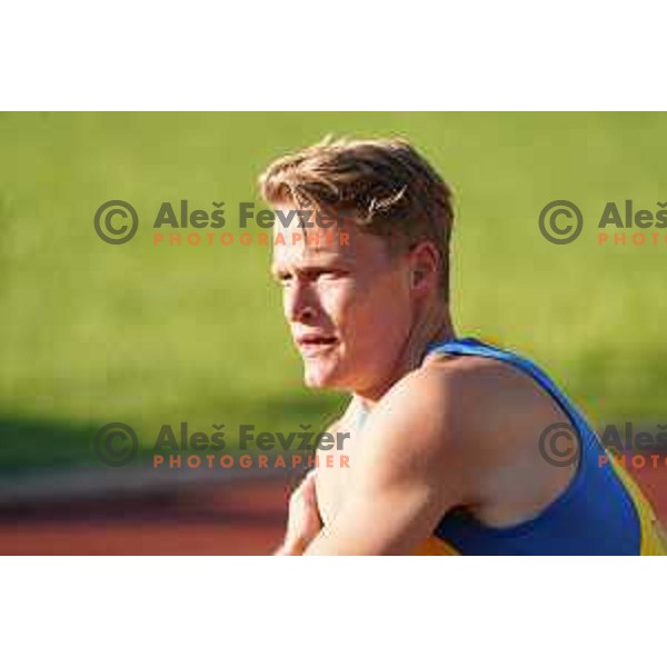 competes at Slovenian Athletics Championship in Celje, Slovenia on July 25, 2020