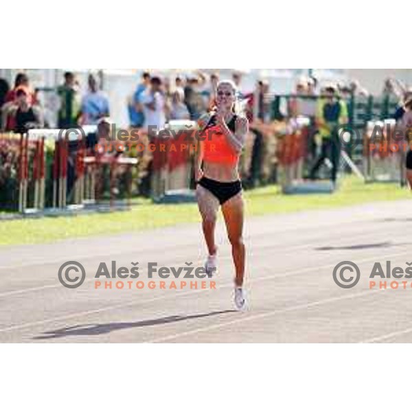 competes at Slovenian Athletics Championship in Celje, Slovenia on July 25, 2020
