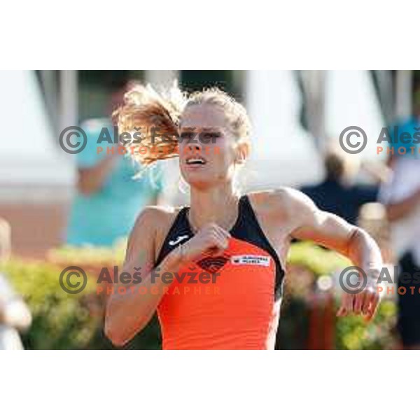 competes at Slovenian Athletics Championship in Celje, Slovenia on July 25, 2020