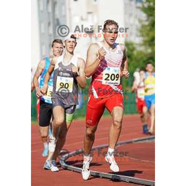 Tilen Simenko Lalic competes at Slovenian Athletics Championship in Celje, Slovenia on July 25, 2020