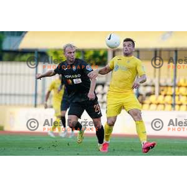 in action during Prva Liga Telekom Slovenije 2020-2021 football match between Domzale and Bravo in Domzale, Slovenia on August 22, 2020