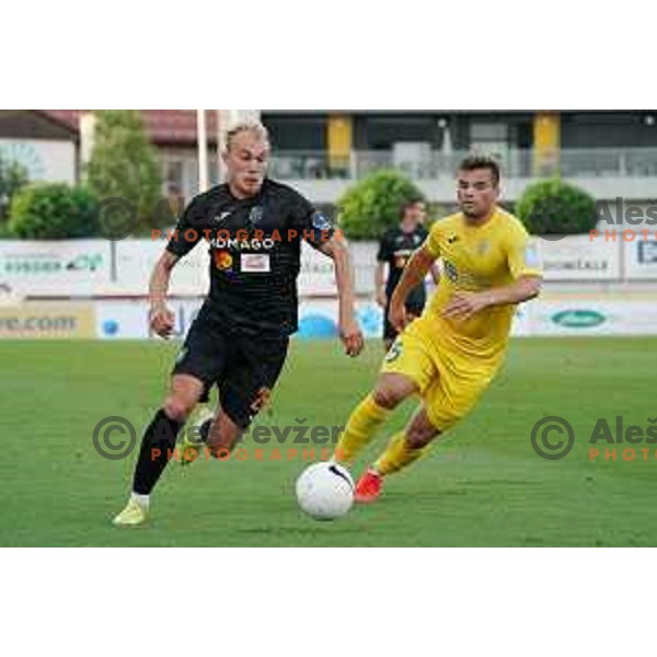 in action during Prva Liga Telekom Slovenije 2020-2021 football match between Domzale and Bravo in Domzale, Slovenia on August 22, 2020