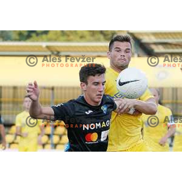 in action during Prva Liga Telekom Slovenije 2020-2021 football match between Domzale and Bravo in Domzale, Slovenia on August 22, 2020