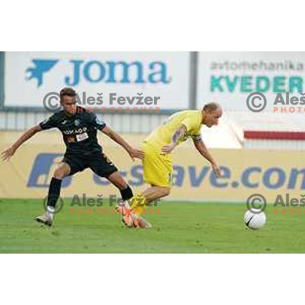 in action during Prva Liga Telekom Slovenije 2020-2021 football match between Domzale and Bravo in Domzale, Slovenia on August 22, 2020