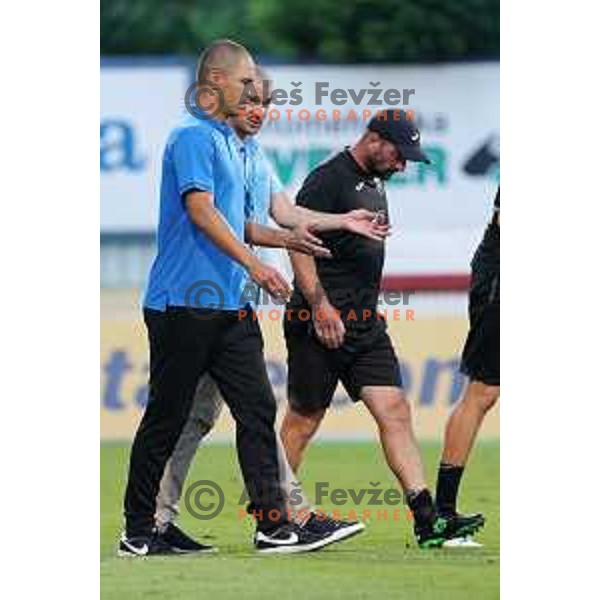 Dejan Grabic during Prva Liga Telekom Slovenije 2020-2021 football match between Domzale and Bravo in Domzale, Slovenia on August 22, 2020