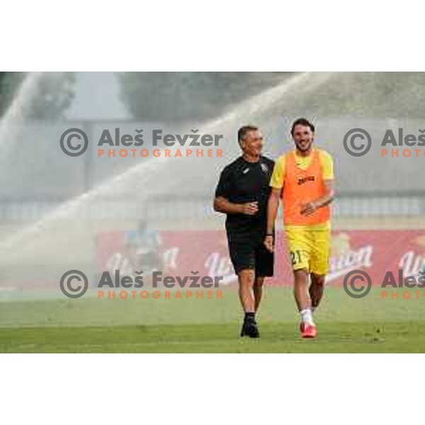 in action during Prva Liga Telekom Slovenije 2020-2021 football match between Domzale and Bravo in Domzale, Slovenia on August 22, 2020