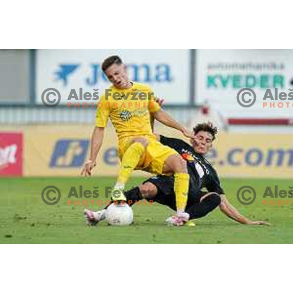 in action during Prva Liga Telekom Slovenije 2020-2021 football match between Domzale and Bravo in Domzale, Slovenia on August 22, 2020