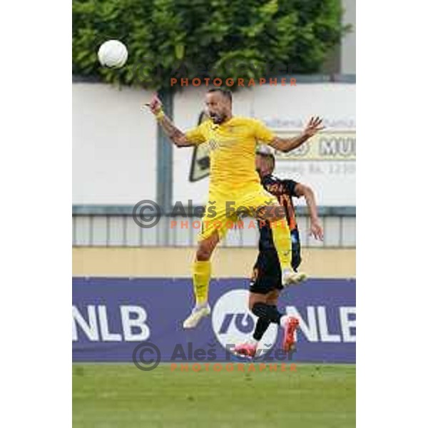 in action during Prva Liga Telekom Slovenije 2020-2021 football match between Domzale and Bravo in Domzale, Slovenia on August 22, 2020