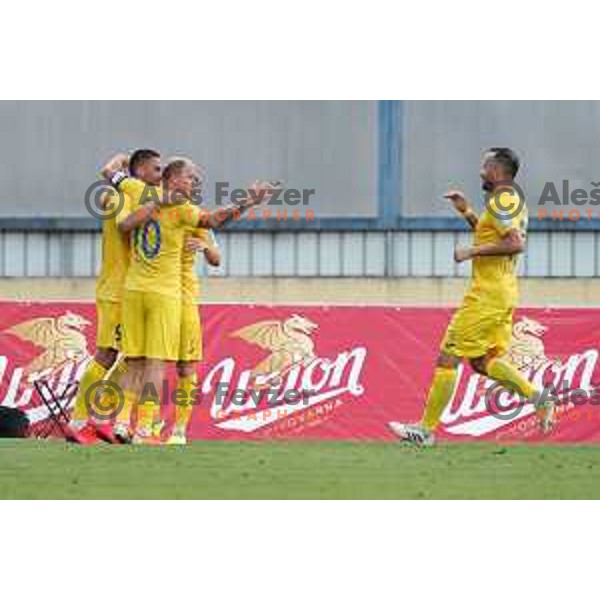Kolobaric in action during Prva Liga Telekom Slovenije 2020-2021 football match between Domzale and Bravo in Domzale, Slovenia on August 22, 2020