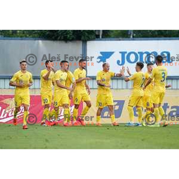 Senijad Ibricic in action during Prva Liga Telekom Slovenije 2020-2021 football match between Domzale and Bravo in Domzale, Slovenia on August 22, 2020