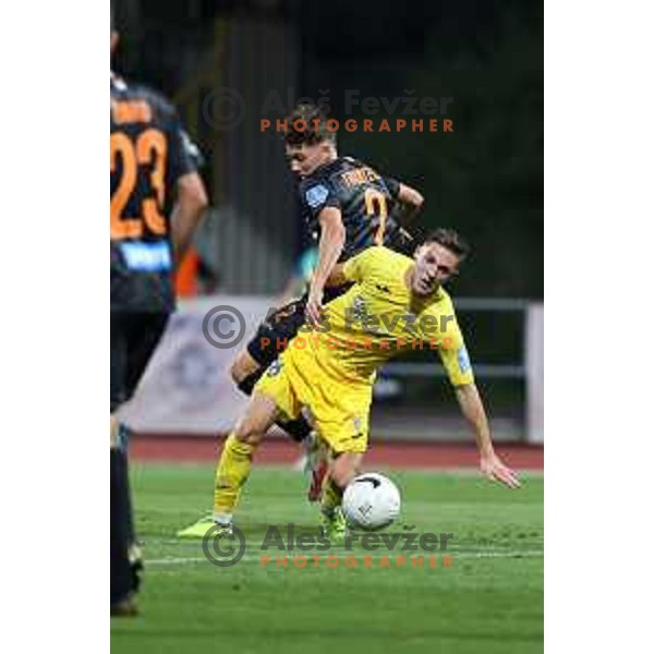 in action during Prva Liga Telekom Slovenije 2020-2021 football match between Domzale and Bravo in Domzale, Slovenia on August 22, 2020