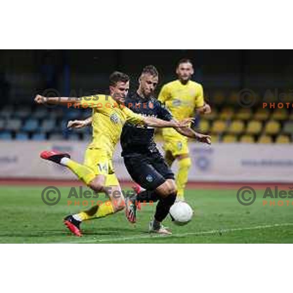 in action during Prva Liga Telekom Slovenije 2020-2021 football match between Domzale and Bravo in Domzale, Slovenia on August 22, 2020