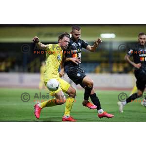 in action during Prva Liga Telekom Slovenije 2020-2021 football match between Domzale and Bravo in Domzale, Slovenia on August 22, 2020