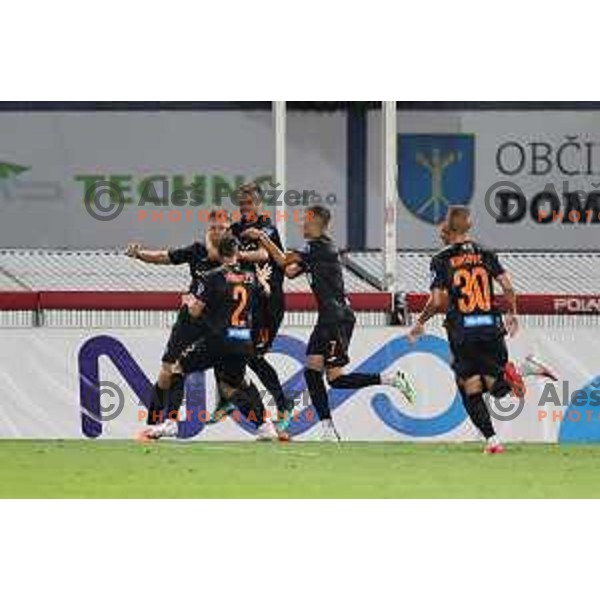 in action during Prva Liga Telekom Slovenije 2020-2021 football match between Domzale and Bravo in Domzale, Slovenia on August 22, 2020