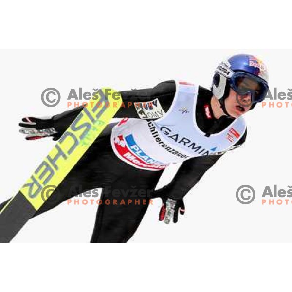 Gregor Schlierenzauer (AUT) at last ski flying competiton on Planica Flying Hill (215 Meters) in season 2007-2008. Planica, Slovenia 16.3.2008. Photo by Ales Fevzer 