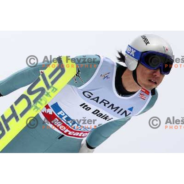 Daiki Ito (JPN) at last ski flying competiton on Planica Flying Hill (215 Meters) in season 2007-2008. Planica, Slovenia 16.3.2008. Photo by Ales Fevzer 