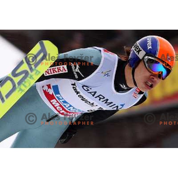 Taku Takeuchi (JPN) at last ski flying competiton on Planica Flying Hill (215 Meters) in season 2007-2008. Planica, Slovenia 16.3.2008. Photo by Ales Fevzer 