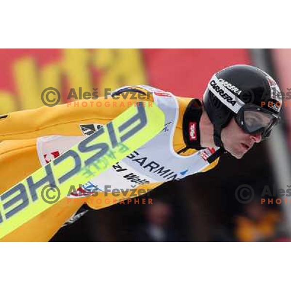Wolfgang Loitzl (AUT) at last ski flying competiton on Planica Flying Hill (215 Meters) in season 2007-2008. Planica, Slovenia 16.3.2008. Photo by Ales Fevzer 