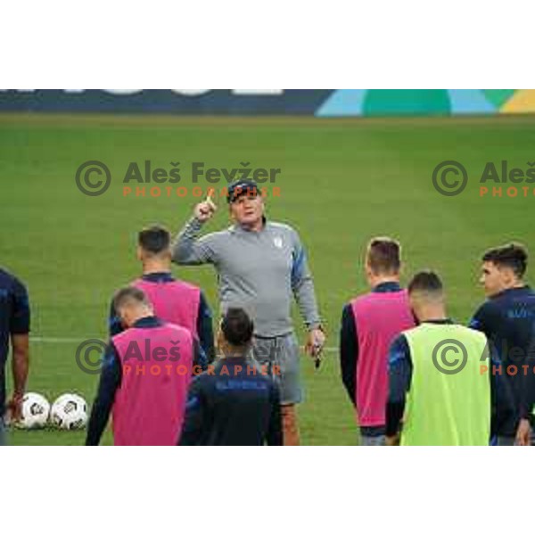 Matjaz Kek, Head coach of Slovenia Football team during practice session before first match in UEFA Nations League in Ljubljana, Slovenia on September 2, 2020