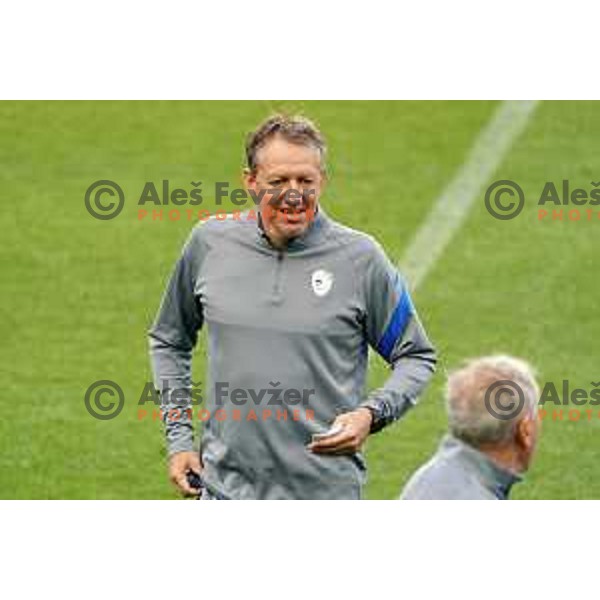 Igor Benedejcic of Slovenia Football team during practice session before first match in UEFA Nations League in Ljubljana, Slovenia on September 2, 2020