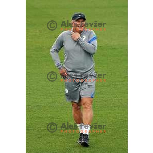Matjaz Kek, Head coach of Slovenia Football team during practice session before first match in UEFA Nations League in Ljubljana, Slovenia on September 2, 2020