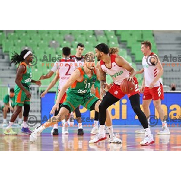 Jaka Blazic in action during friendly basketball match between Cedevita Olimpija and Bayern in SRC Stozice, Ljubljana, Slovenia on September 9, 2020