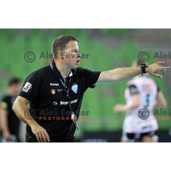 in action during EHF Women\'s Champions League handball match between Krim Mercator and Vipers Kristiansand in SRC Stozice, Ljubljana, Slovenia on September 12, 2020