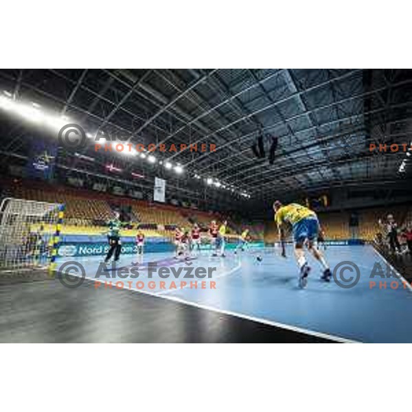 Arena Zlatorog during EHF Champions League handball match between Celje Pivovarna Lasko and Aalborg in Arena Zlatorog, Celje, Slovenia on September 16, 2020