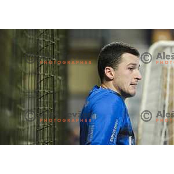 Filip Ivic in action during EHF Champions League handball match between Celje Pivovarna Lasko and Aalborg in Arena Zlatorog, Celje, Slovenia on September 16, 2020
