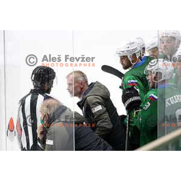 Ivo Jan during semi-final of Slovenian Ice-Hockey Cup between SZ Olimpija and SIJ Acroni Jesenice in Tivoli Hall, Ljubljana, Slovenia on September 18, 2020