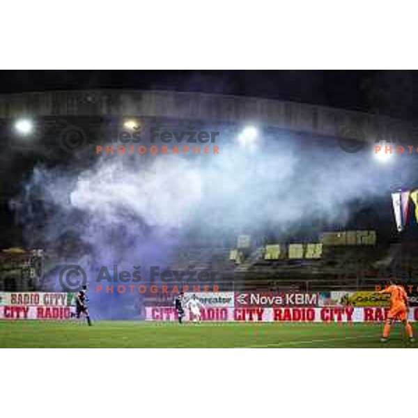 in action during Prva liga Telekom Slovenije football match between Maribor and Celje in Ljudski vrt, Maribor, Slovenia on September 19, 2020