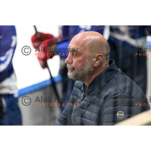 Toni Tislar during Slovenian Cup Final ice-hockey match between SIJ Acroni Jesenice and MK Bled in Ljubljana, Slovenia on September 19, 2020