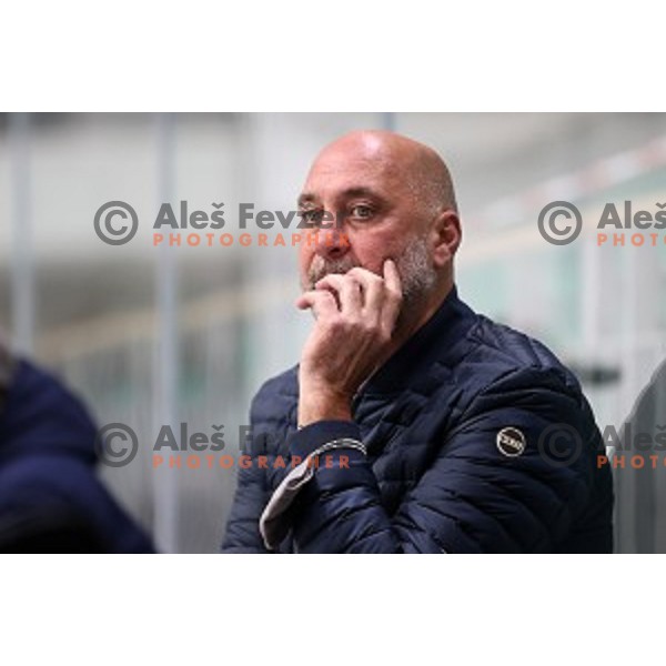 Toni Tislar during Slovenian Cup Final ice-hockey match between SIJ Acroni Jesenice and MK Bled in Ljubljana, Slovenia on September 19, 2020