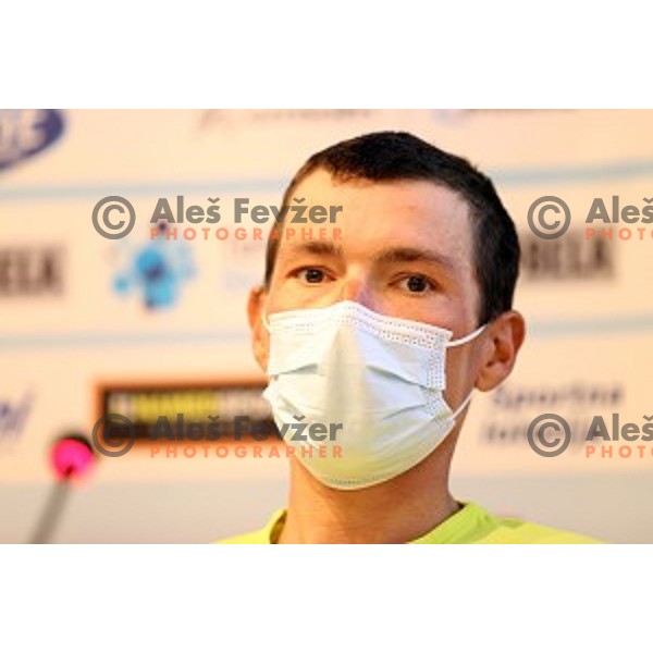 Jani Brajkovic during Slovenia Cycling team press conference in Ljubljana on September 22, 2020