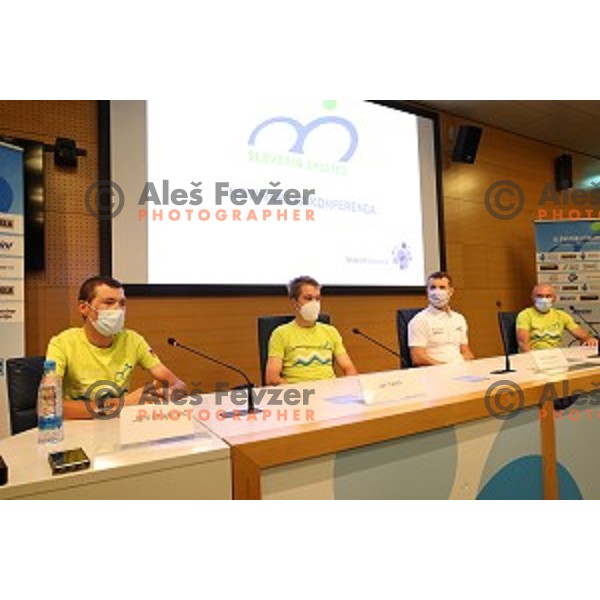 Andrej Hauptman during Slovenia Cycling team press conference in Ljubljana on September 22, 2020