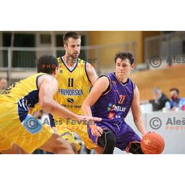 during 1.SKL basketball match between Koper Primorska and Helios Suns in Bonifika Arena, Koper on September 27, 2020