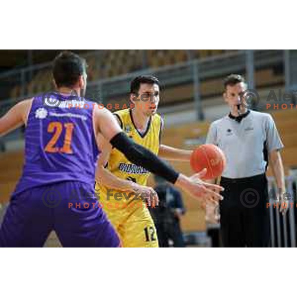 during 1.SKL basketball match between Koper Primorska and Helios Suns in Bonifika Arena, Koper on September 27, 2020