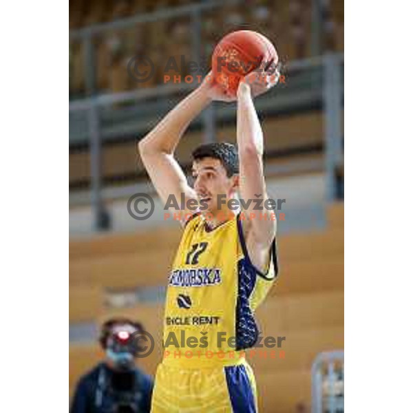 during 1.SKL basketball match between Koper Primorska and Helios Suns in Bonifika Arena, Koper on September 27, 2020