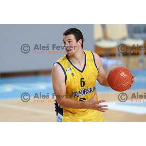 during 1.SKL basketball match between Koper Primorska and Helios Suns in Bonifika Arena, Koper on September 27, 2020