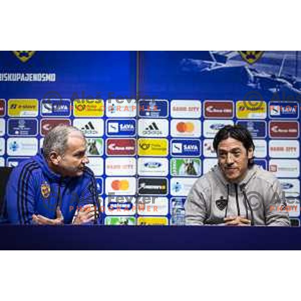 Mauro Camoranesi, head coach of Maribor during NK Maribor press conference prior to football derby against Olimpija Ljubljana in Ljudski vrt, Maribor, Slovenia on October 2, 2020