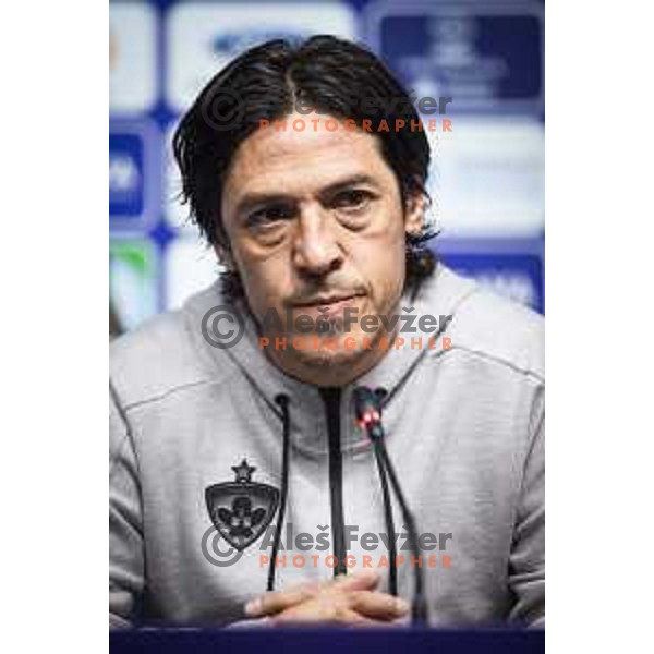 Mauro Camoranesi, head coach of Maribor during NK Maribor press conference prior to football derby against Olimpija Ljubljana in Ljudski vrt, Maribor, Slovenia on October 2, 2020