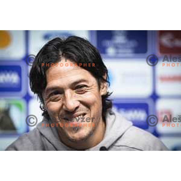 Mauro Camoranesi, head coach of Maribor during NK Maribor press conference prior to football derby against Olimpija Ljubljana in Ljudski vrt, Maribor, Slovenia on October 2, 2020