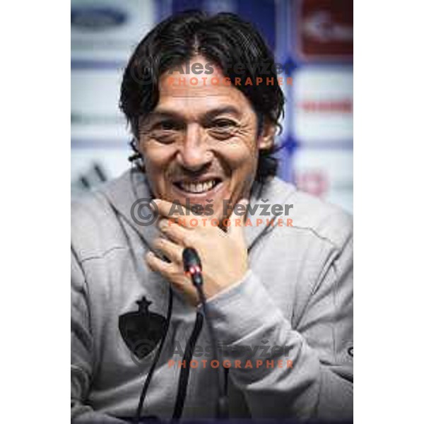 Mauro Camoranesi, head coach of Maribor during NK Maribor press conference prior to football derby against Olimpija Ljubljana in Ljudski vrt, Maribor, Slovenia on October 2, 2020
