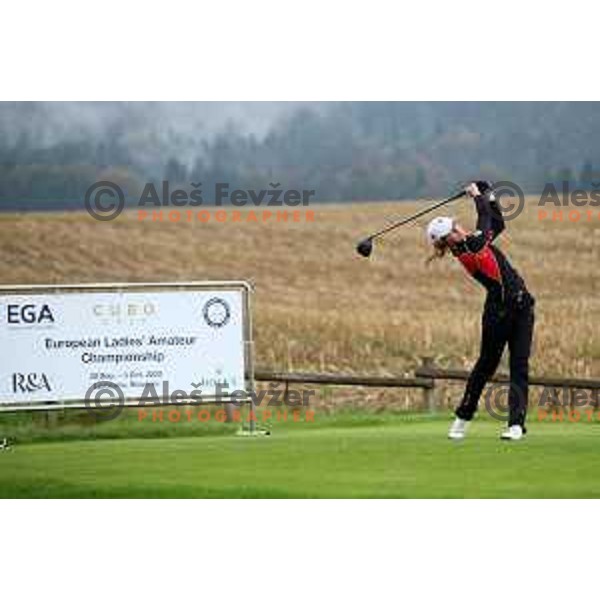 Paula Schulz-Hanssen (GER), winner of European Ladies Amateur Championship at Cubo golf course, Ljubljana, Slovenia on October 3, 2020