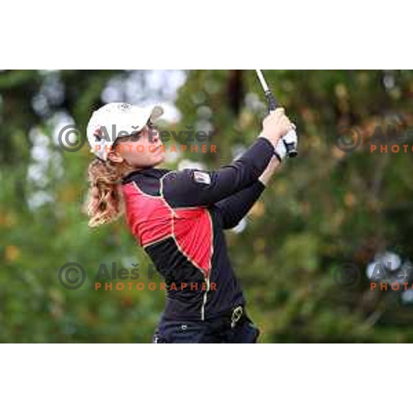 Paula Schulz-Hanssen (GER), winner of European Ladies Amateur Championship at Cubo golf course, Ljubljana, Slovenia on October 3, 2020