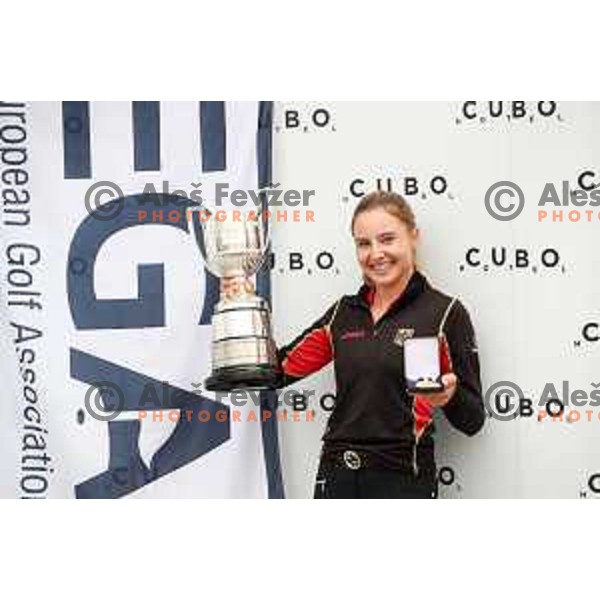 Paula Schulz-Hanssen (GER), winner of European Ladies Amateur Championship at Cubo golf course, Ljubljana, Slovenia on October 3, 2020