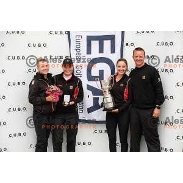 Paula Schulz-Hanssen (GER), winner of European Ladies Amateur Championship at Cubo golf course, Ljubljana, Slovenia on October 3, 2020