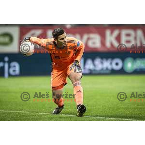 Azbe Jug in action during Prva liga Telekom Slovenije football match between Maribor and Olimpija in Ljudski vrt, Maribor, Slovenia on October 4, 2020