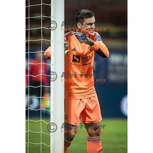 Azbe Jug in action during Prva liga Telekom Slovenije football match between Maribor and Olimpija in Ljudski vrt, Maribor, Slovenia on October 4, 2020