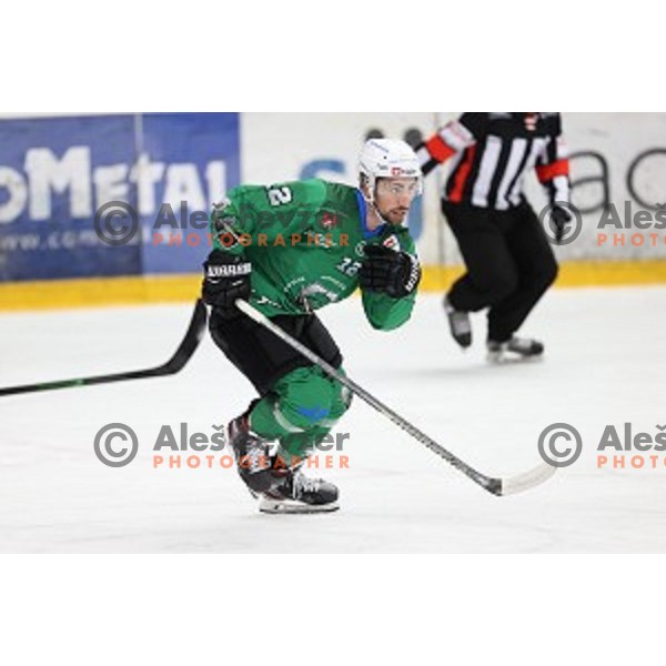 Nik Simsic during Alps league ice-hockey match between Acroni Jesenice and SZ Olimpija in Podmezakla Hall, Jesenice, Slovenia on October 8, 2020